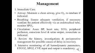 Delayed Recovery from Anaesthesia anesthesiology anesthesia [upl. by Mayberry]