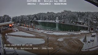 ZlatiborRS Live Stream kamera 20022023  Kraljev trg jezero Zlatibor [upl. by Irahc]