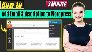 How to add email subscription to wordpress 2024 [upl. by Annodas]