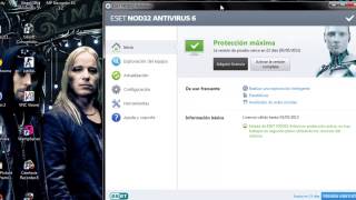 Como Instalar y crackear Eset nod32 antivirus 6 [upl. by Sension]