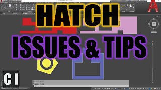 AutoCAD Hatch Problems amp Tips  Boundary Errors  Time Saving Tricks  2 Minute Tuesday [upl. by Einnaj484]