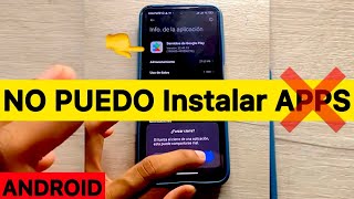 SOLUCION NO PUEDO Instalar Apps en ANDROID 2024 [upl. by Rosalie]