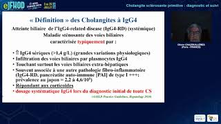 JFHOD 2020 Cholangite sclérosante primitive diagnostic et suivi [upl. by Morrissey]