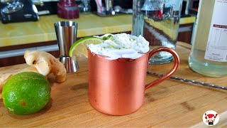 Como Fazer Moscow Mule com Espuma de Gengibre Drink Perfeito [upl. by Atinram855]