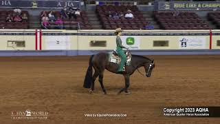 2023 Western Horsemanship 13ampUnder  AQHYA World Championship Show [upl. by Nesyaj642]