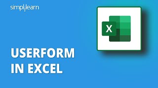 Userform In Excel  Excel Userforms For Beginners  How To Use Userform In Excel  Simplilearn [upl. by Schroder]