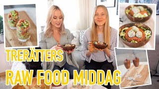 LAGAR TRERÄTTERS RAW VEGAN MIDDAG [upl. by Chaffin14]