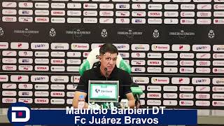 Nos conviene el parón de la fecha Fifa Mauricio Barbieri DT Fc Juárez Bravos [upl. by Lladnek]