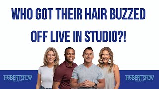 Who Got Their Hair Buzzed Off Live In Studio [upl. by Ramor]