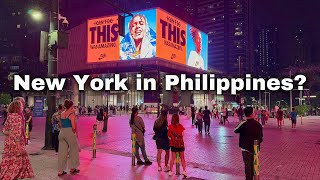 Is BGC the Philippines Version of New York Night Walk Through BGC in Metro Manila [upl. by Meda743]