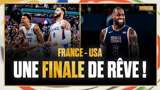 FRANCE  USA  UNE FINALE RÊVÉE  Debrief Jour 12 des Jeux Olympiques [upl. by Imoen]