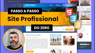 Crie um Site Profissional completo com HTML CSS e Javascript  Passo a Passo do Zero parte 2 [upl. by Bayard]