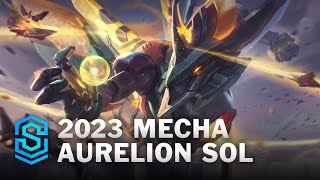 Mecha Aurelion Sol Skin Spotlight  League of Legends [upl. by Hilel]