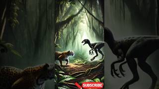 BIOLAB FUSION  JAGUAR AND VELACIRAPTOR animals animalfusion hybrids shorts youtubeshorts new [upl. by Telford]