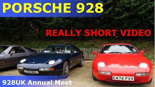 Porsche 928 GT at the 928UK annual meeting [upl. by Airtina403]