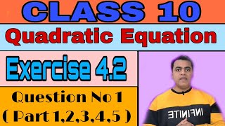 Class 10  Maths  Chapter 4  Exercise 42  Question 1  Part 12345  Solved by Gopal Madhok [upl. by Petit]