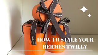 HOW TO STYLE YOUR HERMES TWILLY  9 WAYS TO USE YOUR TWILLY [upl. by Rramaj100]