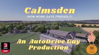 Farming Simulator 22  Calmsden AutoDrive Redrawn [upl. by Ahtimat]