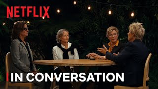 Annette Bening Jodie Foster Diana Nyad and Bonnie Stoll talk NYAD  ICONS ONLY  Netflix [upl. by Snej]