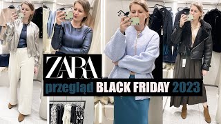 PRZEGLĄD NOWOŚCI I MIERZYMY ZARA 🖤 BLACK FRIDAY 2023 🖤 JESIEŃ ZIMA 2023 TRENDY 202324 [upl. by Lemrej]