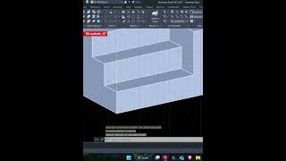 AUTOCAD 3D basic modeling for practice work 06 shorts [upl. by Xanthus30]