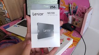 Lexar NS100 256gb  SSK SHE088 SATA HDDSSD  Unboxing  Part 01 [upl. by Glennis]