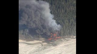 Douglas C54 Skymaster Aircraft Crashed into Tanana River Alaska [upl. by Ettennat]