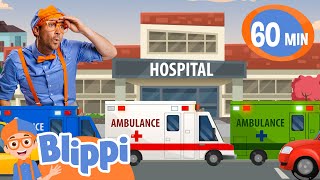 Ambulance Song  1 Hour of BLIPPI  Educational Songs For Kids [upl. by Atikaj]