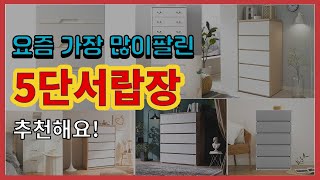 5단서랍장 추천 판매순위 Top10  가격 평점 후기 비교 [upl. by Nylrak125]