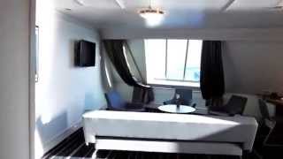 DFDS Pearl Seaways Owners Suite [upl. by Siddon]