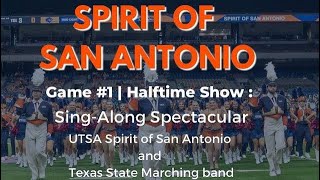 UTSA SOSA 2023 “Sing Along Spectacular” [upl. by Casimire]