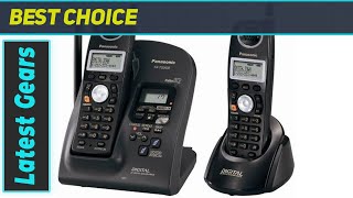 Panasonic KXTG2632B 24 GHz FHSS GigaRange Digital Cordless Answering System Dual Handsets [upl. by Cooke]