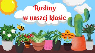 ROŚLINY W NASZEJ KLASIE  Nowi Tropiciele kl1 edukacja polonistyczna i przyrodnicza [upl. by Nivlad]