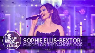 Sophie EllisBextor Murder on the Dancefloor  The Tonight Show Starring Jimmy Fallon [upl. by Einnok]