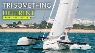 A fast fun folding trimaran with a serious turn of pace we sail the sporty Astus 225 [upl. by Taima]