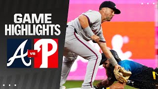 Braves vs Phillies Game Highlights 83024  MLB Highlights [upl. by Flin30]