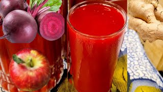 Comment Je Réalise Mon Jus Detox De Betterave Au Gingembre Et Pomme Bon Pour Notre Santé Intérieure [upl. by Dnilasor134]