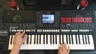 تعليم الاورج  عزف  طيني ورور  تعليم الاورج  ياسر درويشة  YAMAHA PSR A3000 [upl. by Anera]