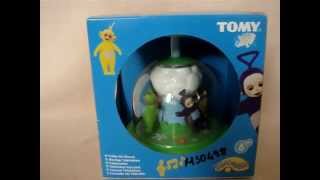 Teletubbies Happy Friends Carousel with TinkyWinky LaaLaa Dipsy Po Toy Review [upl. by Yovonnda]