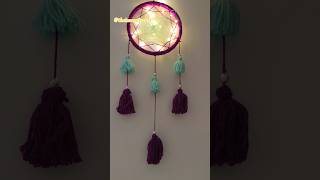 DREAM CATCHER MAKING AT HOME dreamcatcher shorts shortvideo craft diy [upl. by Kolnos]