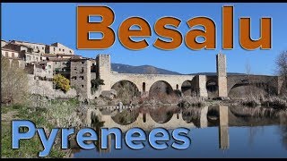 Medieval Town amp Bridge of Besalu  Pyrenees Spain [upl. by Nhguahs377]