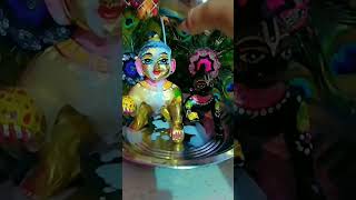 ajj fir maiya ne subha subha snan kara Diya shorts laddu radhe radhe [upl. by Susejedesoj]