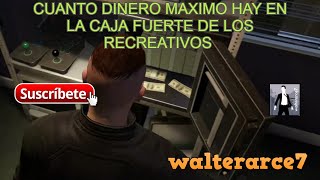 CUANTO DINERO MAXIMO HAY EN LA CAJA FUERTE DE LOS RECREATIVOS GTA V ONLINE GTA 5 ONLINE PS4 GAMEPLAY [upl. by Ennayrb]