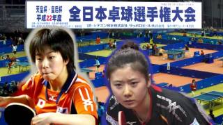 全日本卓球選手権 女S 準決勝 石川佳純 vs 福原愛 [upl. by Ycrad]