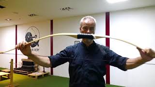 Bow Review Youth Longbow by Flagella Dei at Malta Archery [upl. by Tebor]