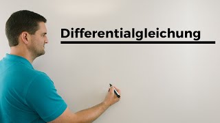 Differentialgleichung Differentialgleichung Trennung der Variablen mit cos durch y  Daniel Jung [upl. by Nyvar]