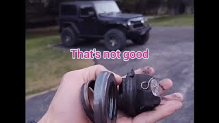 jk wrangler what happens when your throw out bearing gives up 🤷 [upl. by Novick]