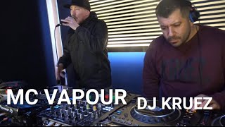 MC VAPOUR WITH DJ KRUEZ  BIG BARZ  BIG RADIO LONDON [upl. by Acyssej]