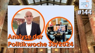 144 Politische Analyse Kalenderwoche 352024 [upl. by Stier638]