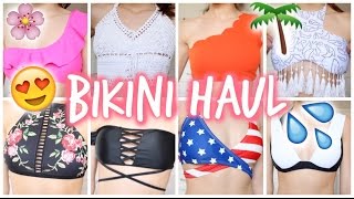 Summer BikiniSwimsuit Haul amp Try On  Zaful Review [upl. by Sumer949]